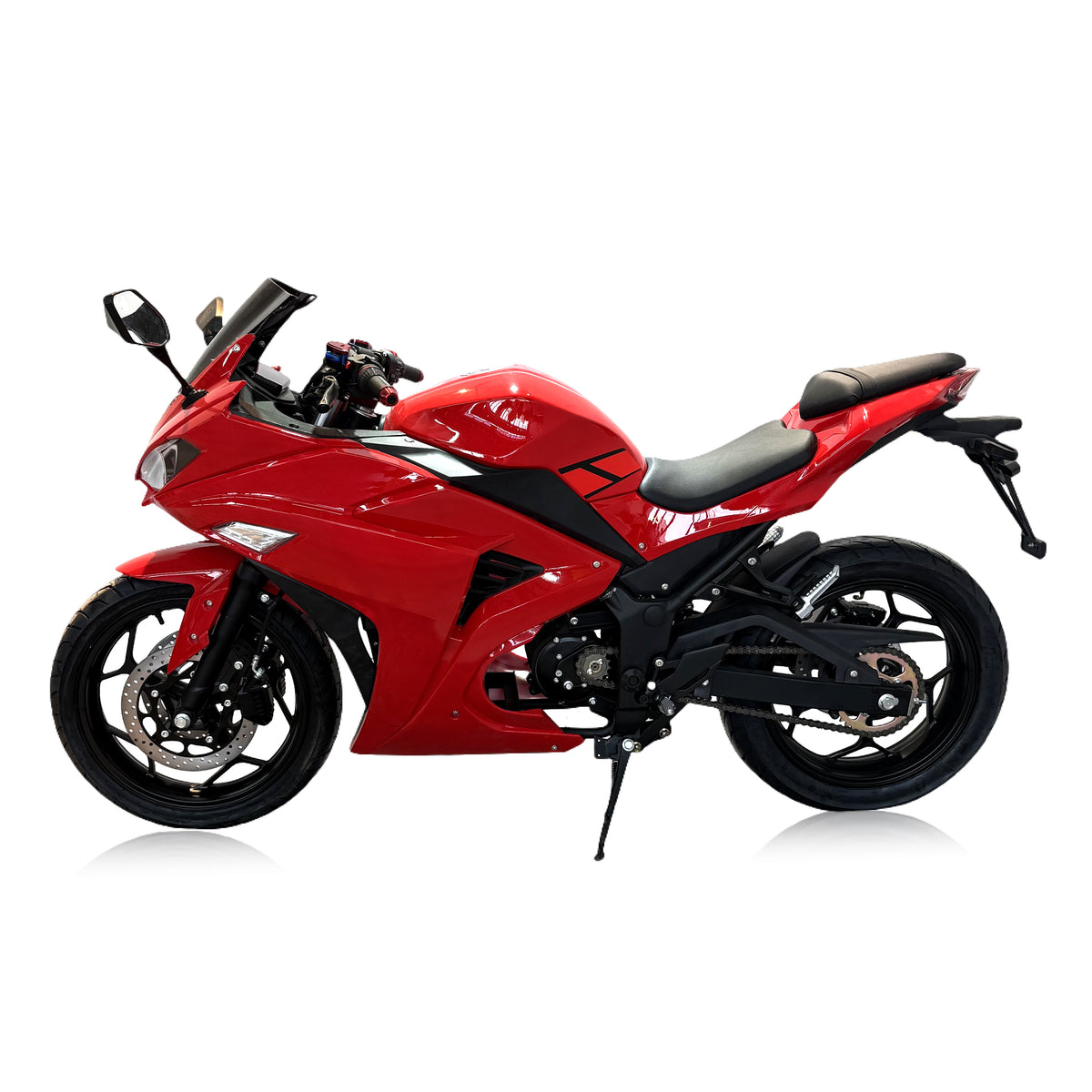 V6 High-Power Electric Motorcycle | Mid-Mounted Motor Racer | 72V 8000W Electric Bike