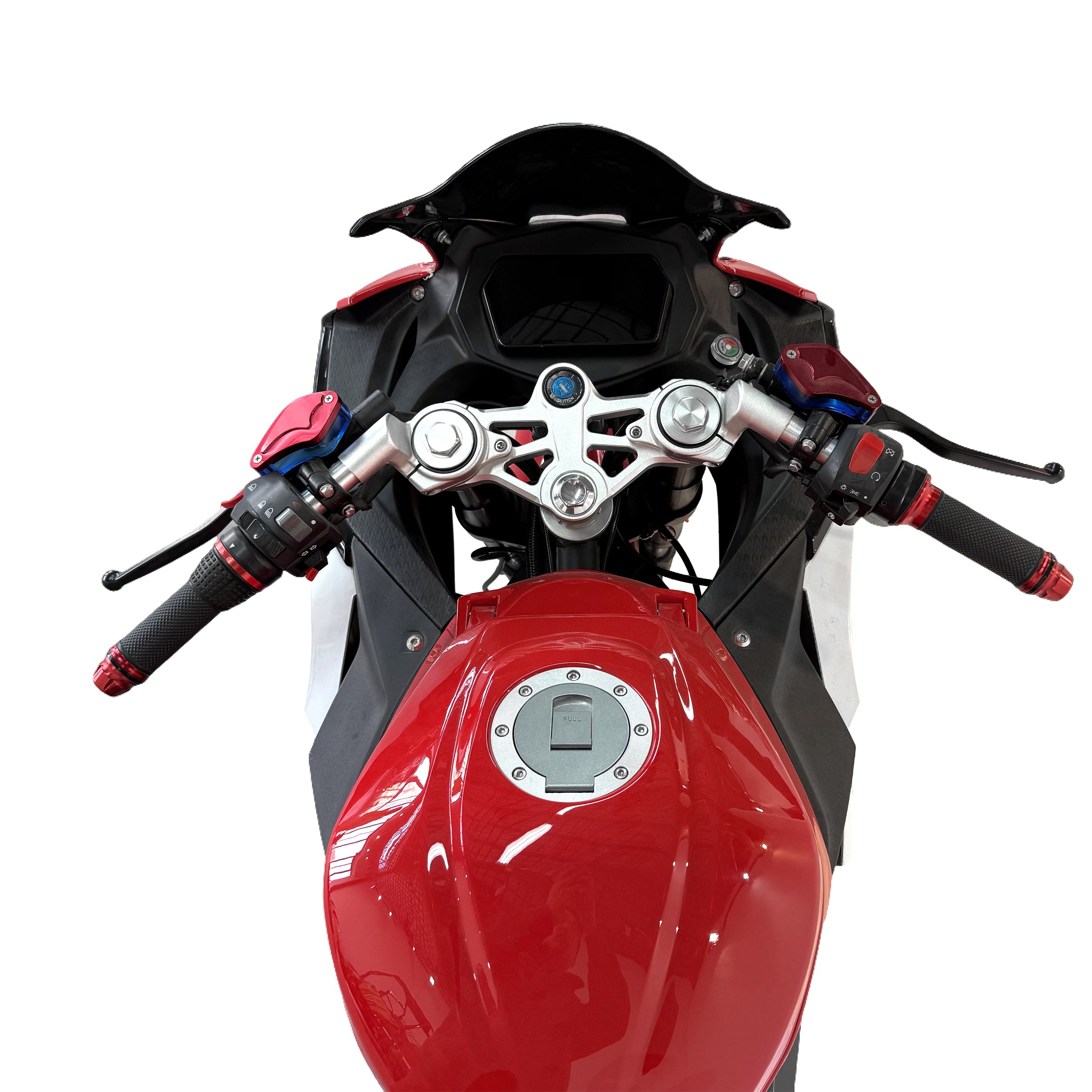 V6 Electric Racer R3 Adult Motorcycle | Large Ninja Single Swing Arm Electric Street Bike