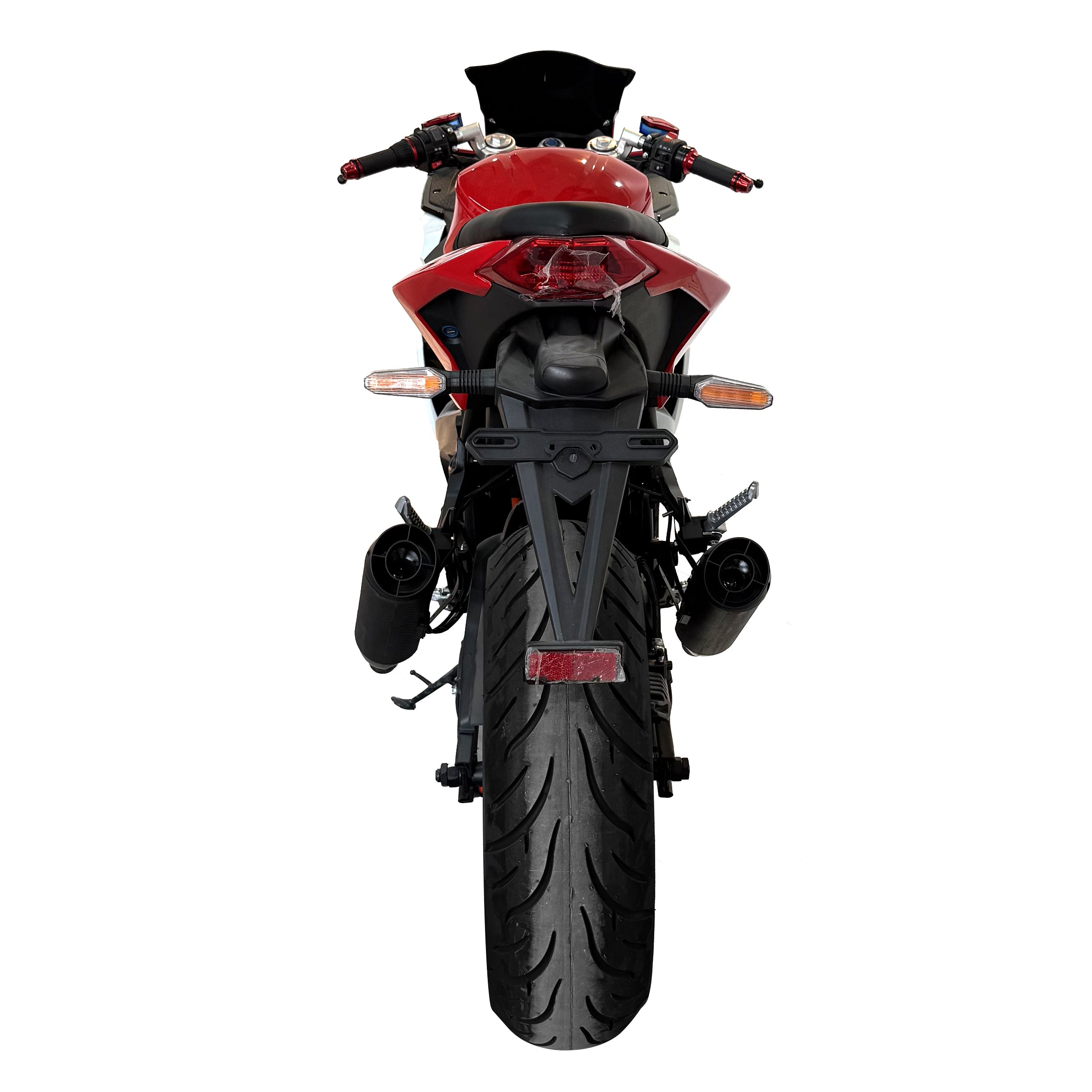 V6 Electric Racer R3 Adult Motorcycle | Large Ninja Single Swing Arm Electric Street Bike