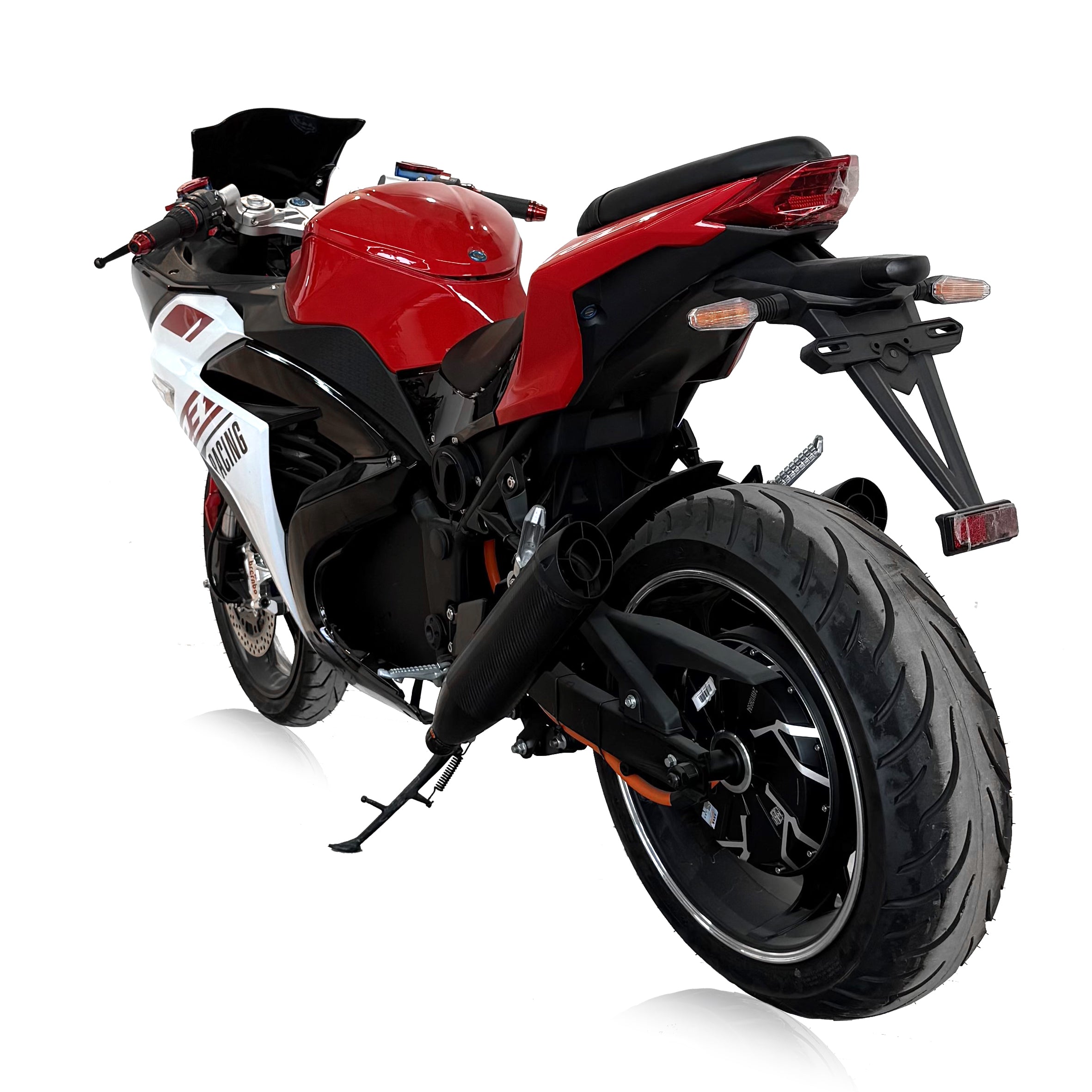 V6 Electric Racer R3 Adult Motorcycle | Large Ninja Single Swing Arm Electric Street Bike